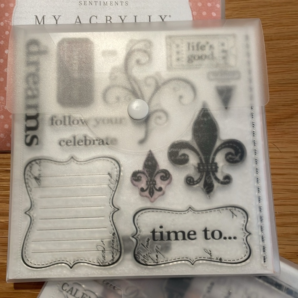 Close to my Heart decorative stamps. Set of 15 with the holders and tweezers. - Picture 14 of 16